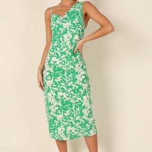 Elias MIDI Dress - Green